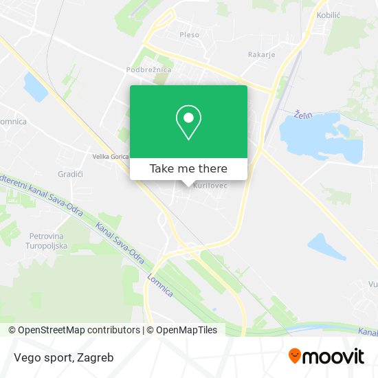 Vego sport map