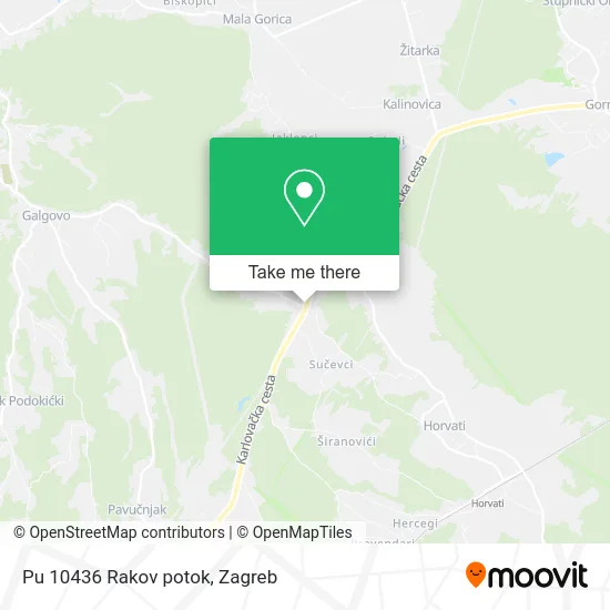 Pu 10436 Rakov potok map