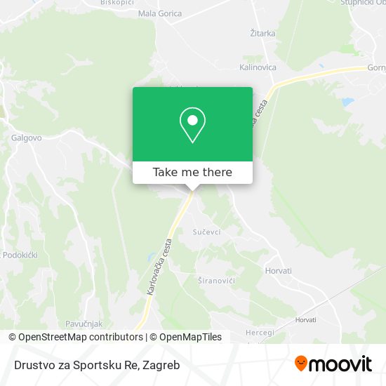 Drustvo za Sportsku Re map