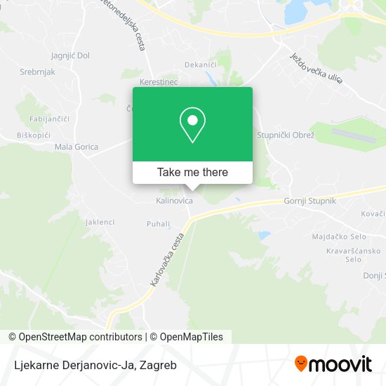 Ljekarne Derjanovic-Ja map