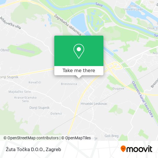 Žuta Točka D.O.O. map