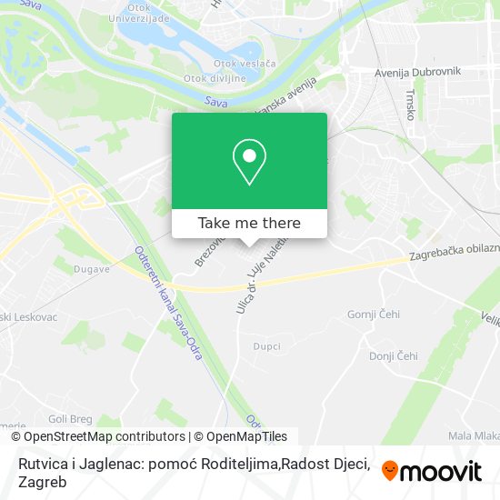 Rutvica i Jaglenac: pomoć Roditeljima,Radost Djeci map