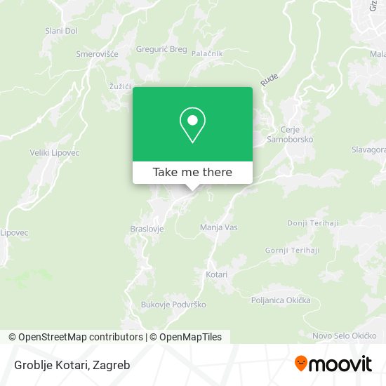 Groblje Kotari map