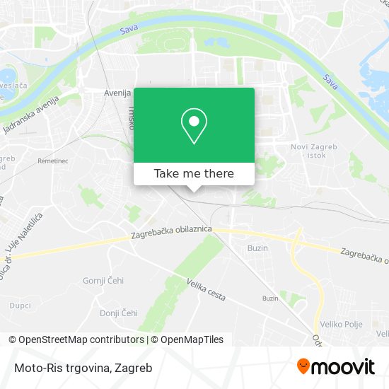 Moto-Ris trgovina map