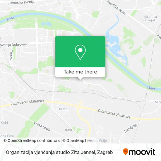 Organizacija vjenčanja studio Zita Jennel map