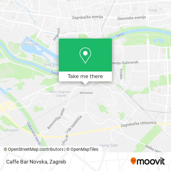 Caffe Bar Novska map