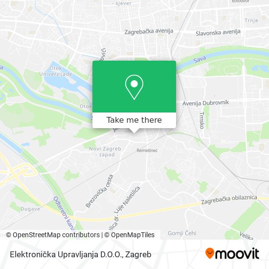 Elektronička Upravljanja D.O.O. map