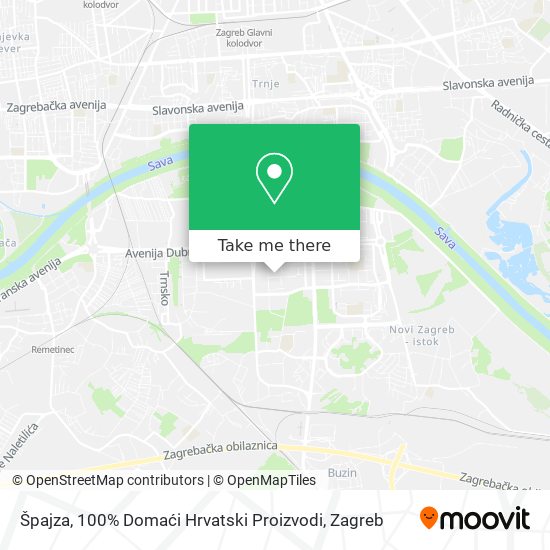 Špajza, 100% Domaći Hrvatski Proizvodi map