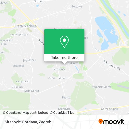 Širanović Gordana map