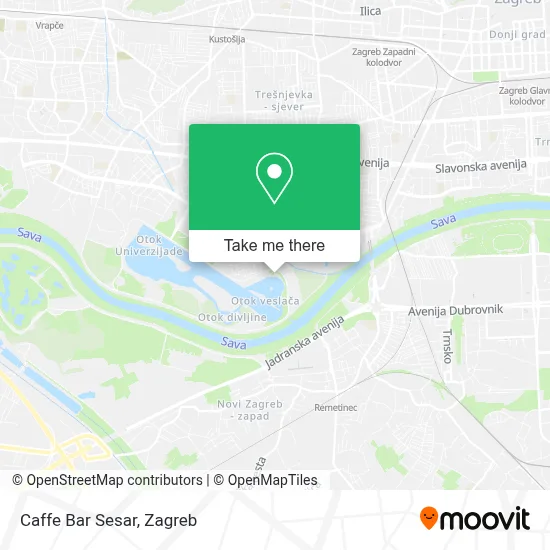 Caffe Bar Sesar map
