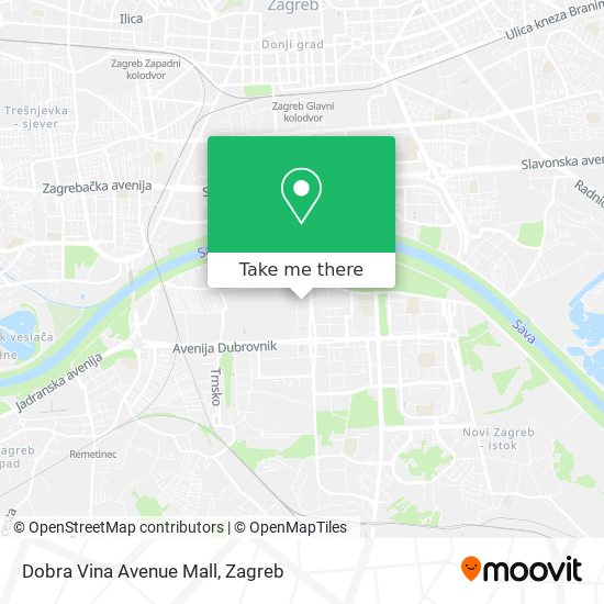 Dobra Vina Avenue Mall map