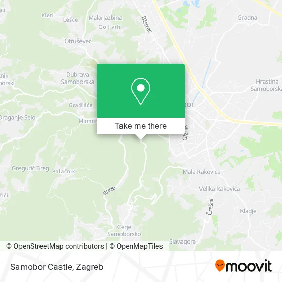 Samobor Castle map