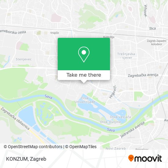 KONZUM map