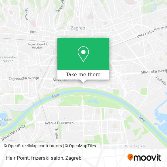 Hair Point, frizerski salon map