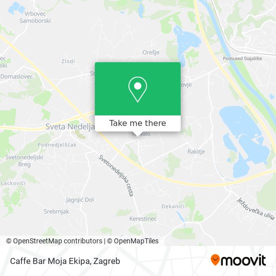 Caffe Bar Moja Ekipa map