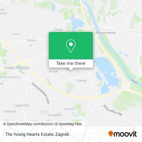 The Young Hearts Estate map