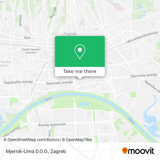 Mjernik-Lima D.O.O. map