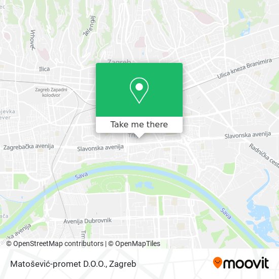 Matošević-promet D.O.O. map