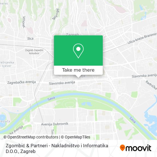 Zgombić & Partneri - Nakladništvo i Informatika D.O.O. map