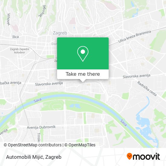 Automobili Mijić map