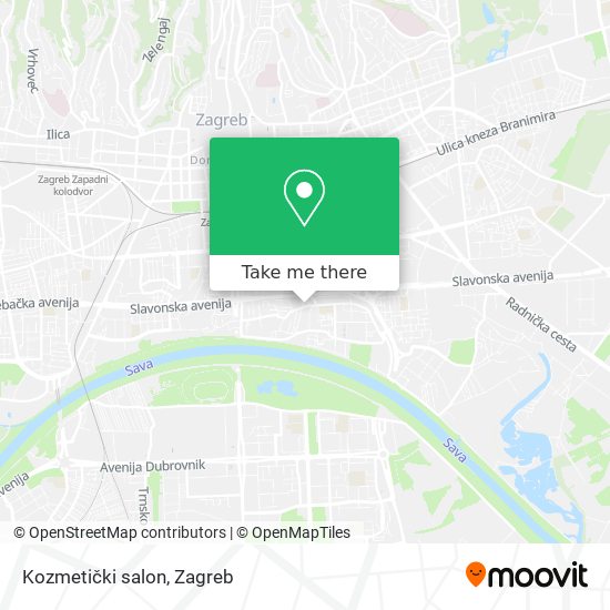 Kozmetički salon map