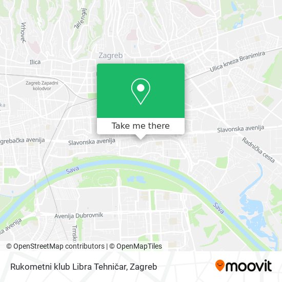 Rukometni klub Libra Tehničar map