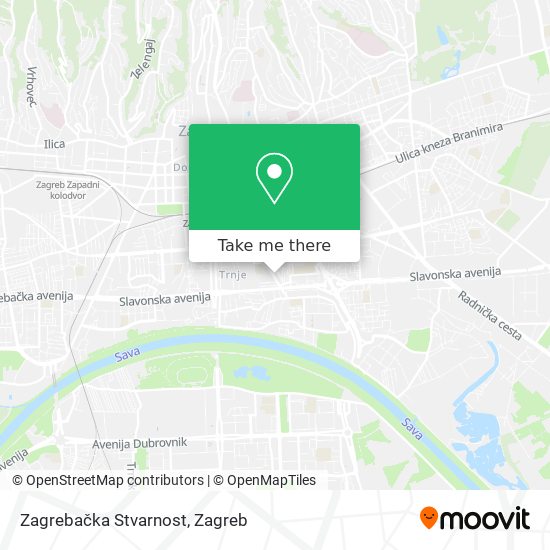 Zagrebačka Stvarnost map