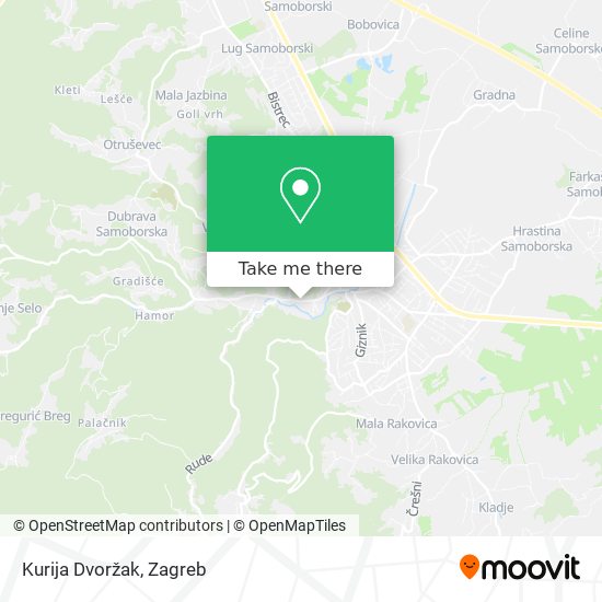 Kurija Dvoržak map