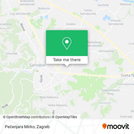 Pečenjara Mirko map