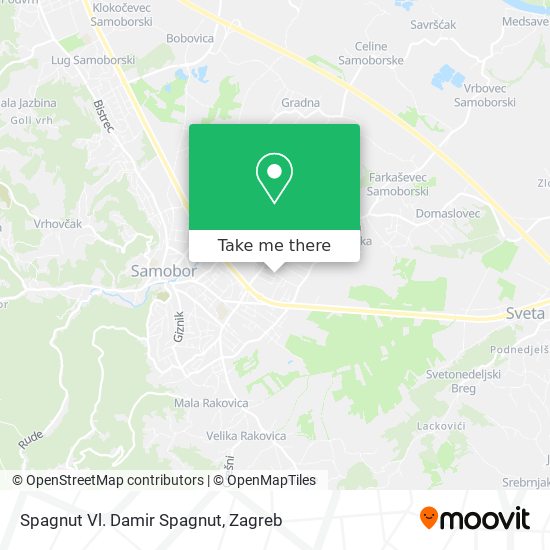 Spagnut Vl. Damir Spagnut map