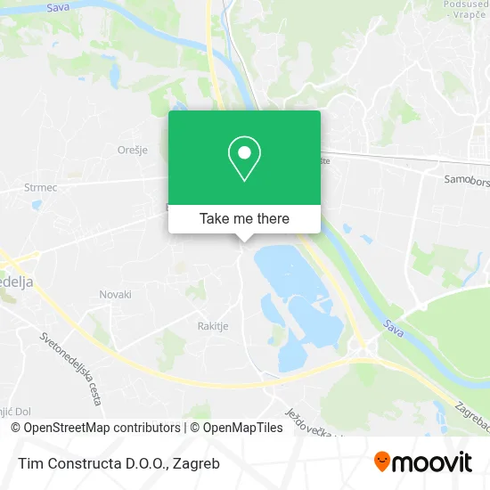 Tim Constructa D.O.O. map