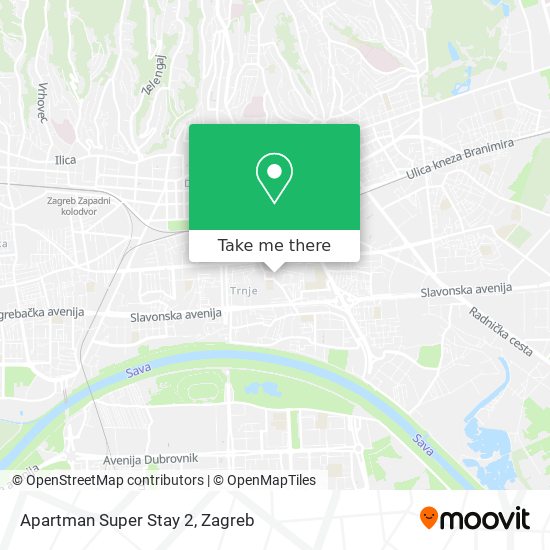 Apartman Super Stay 2 map