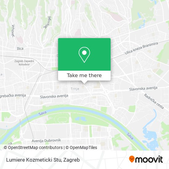 Lumiere Kozmeticki Stu map