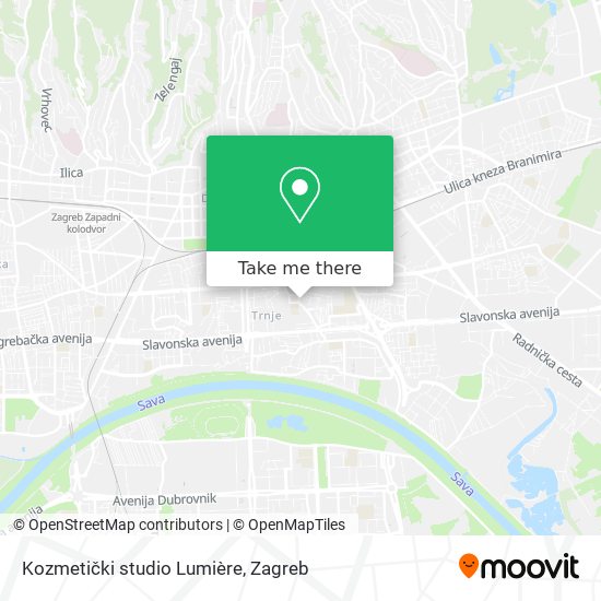 Kozmetički studio Lumière map