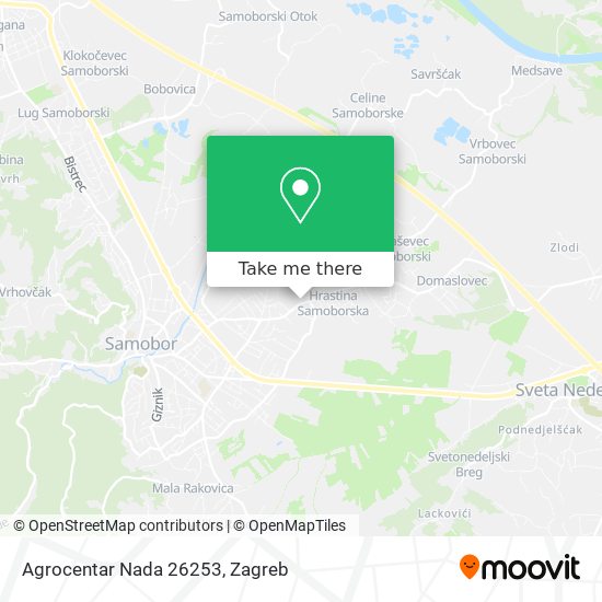 Agrocentar Nada 26253 map