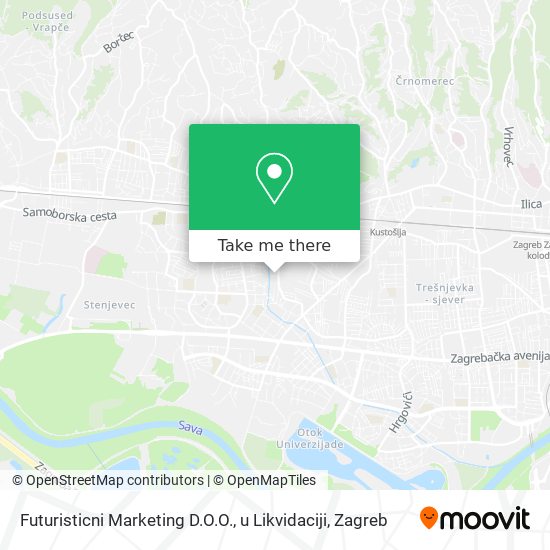Futuristicni Marketing D.O.O., u Likvidaciji map