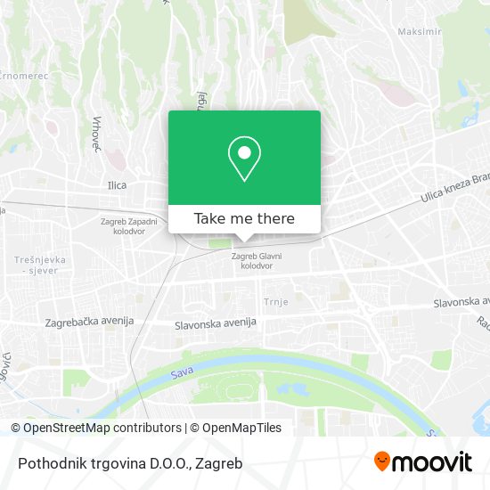 Pothodnik trgovina D.O.O. map