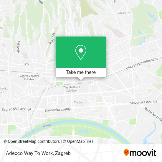 Adecco Way To Work map