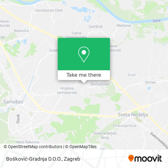 Bošković-Gradnja D.O.O. map