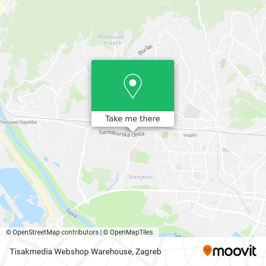 Tisakmedia Webshop Warehouse map