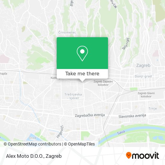 Alex Moto D.O.O. map