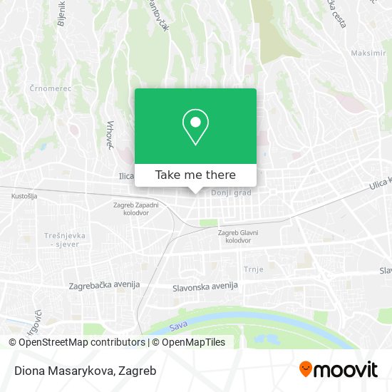 Diona Masarykova map