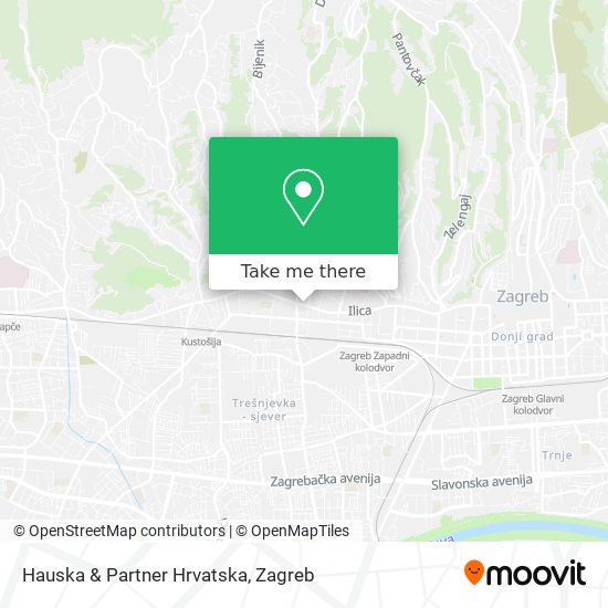 Hauska & Partner Hrvatska map