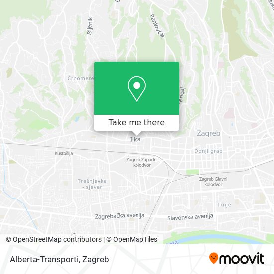 Alberta-Transporti map