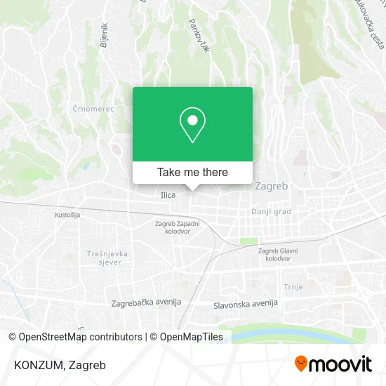 KONZUM map