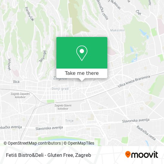 Fetiš Bistro&Deli - Gluten Free map