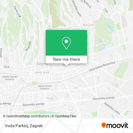 Voda Parkicj map
