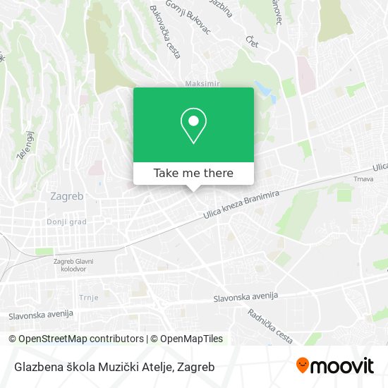 Glazbena škola Muzički Atelje map