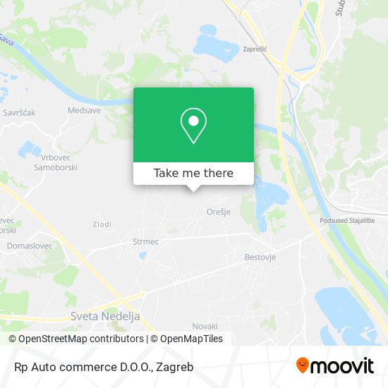 Rp Auto commerce D.O.O. map