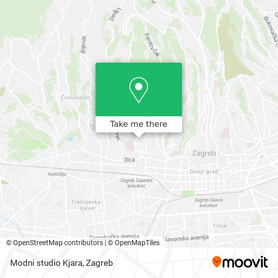Modni studio Kjara map